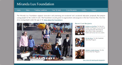Desktop Screenshot of mirandalux.org