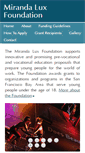 Mobile Screenshot of mirandalux.org